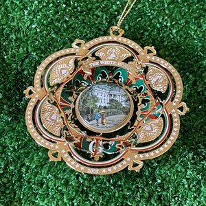2005 White House Christmas Ornament  James A. Garfield The South Facade WHHA Y2K